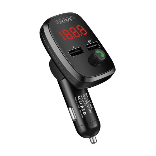 Cargador para carro 2.4A con bluetooth y transmisor FM. Cargador para carro 2.4A con bluetooth y transmisor FM. Cod: M59