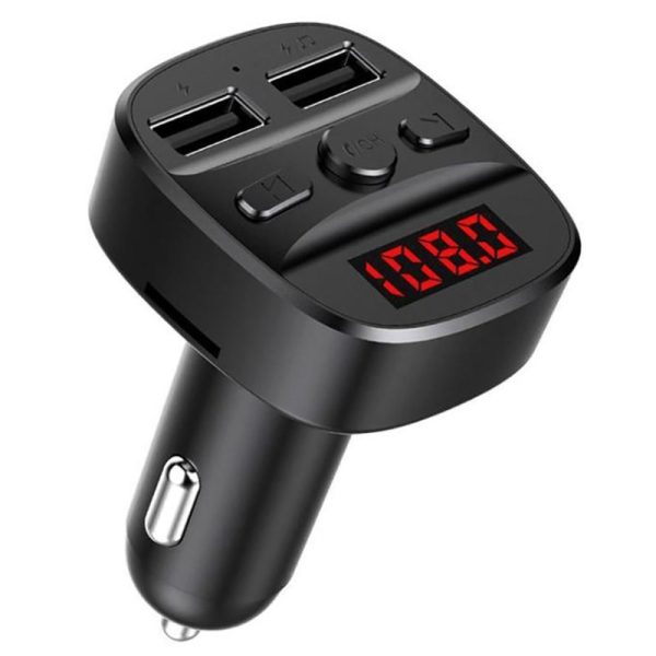 M47 Cargador para carro 2.4A con bluetooth y transmisor FM. Cod: M47