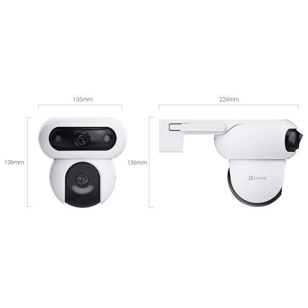 Cámara de Seguridad EZVIZ H90 Dual para exteriores. Cod: CS-H90