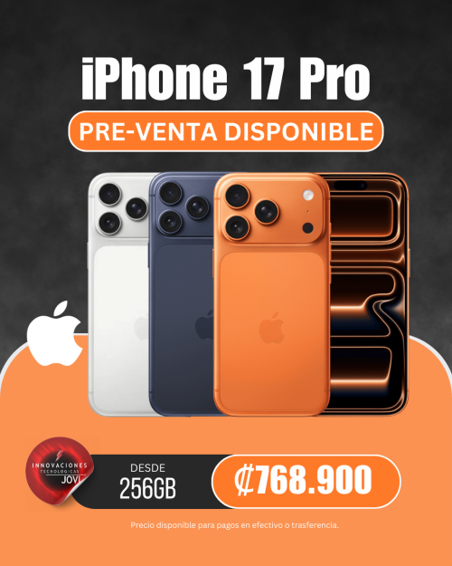 3 iPhone 17 Pro 256GB Preventa
