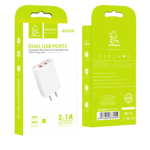 Cargador inteligente USB 2.1A