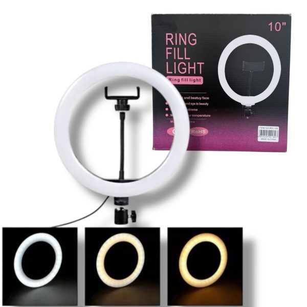 Aro de luz 26cm + mini soporte