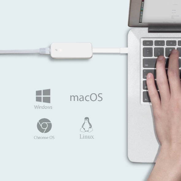 ADAPTADOR TP LINK DE RED USB TYPE-C A RJ45