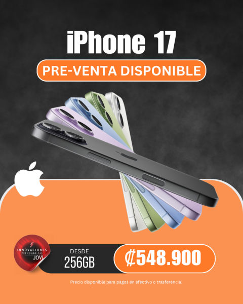 1 iPhone 17 256GB Preventa