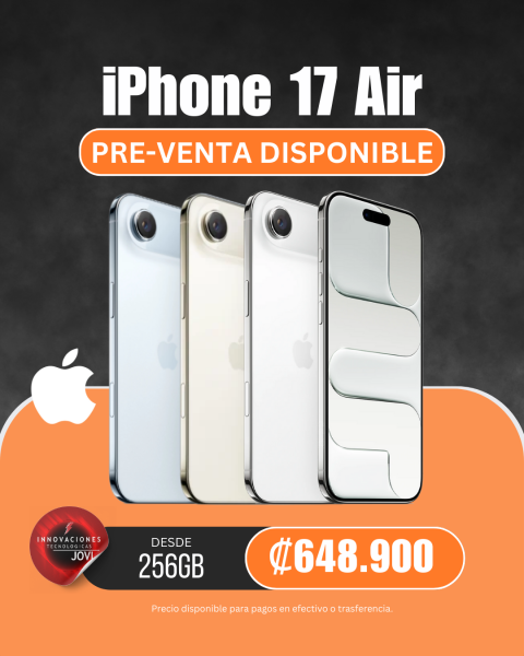 iPhone 17 Air 256GB Preventa
