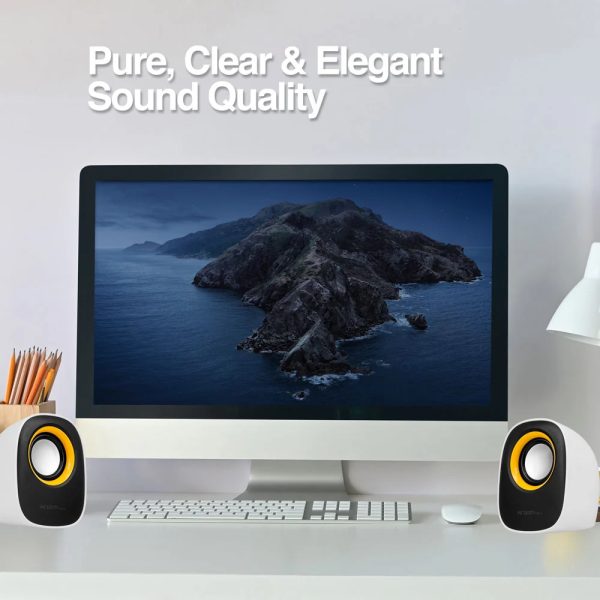 Parlantes Argom Eko Multimedia White