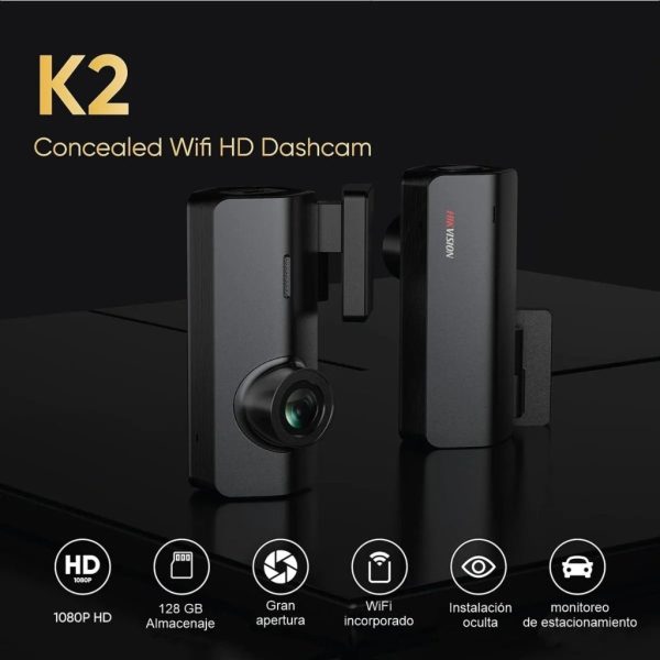 Dashcam Hikvision K2 1080p Wifi