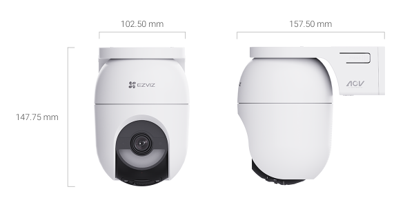 Cámara de seguridad solar EZVIZ CB8 Lite + Panel