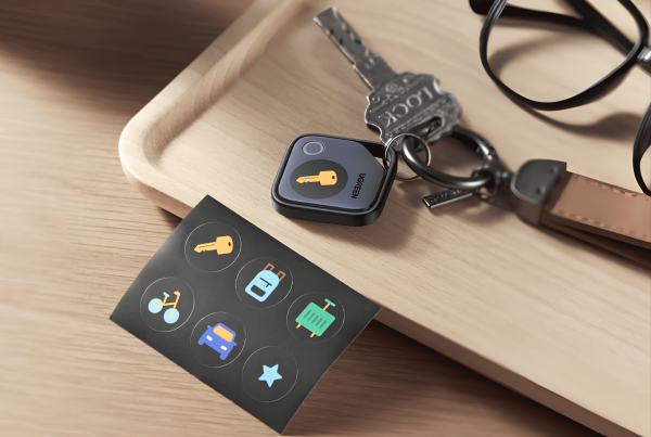 Localizador x4 UGREEN Apple Find Me/ Google Find c/alarma