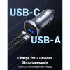 2026/08/688258.jpg Cargador para carro UGREEN 24w USB C USB A