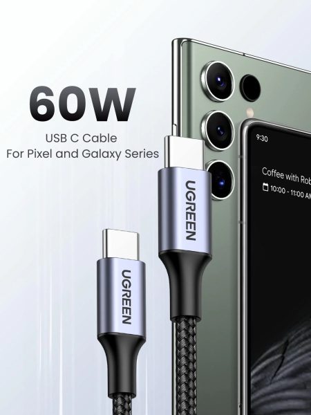 Cable UGREEN USB C 1M Carga rápida 60w
