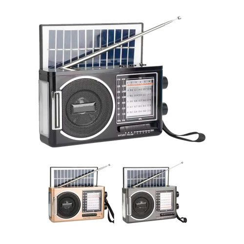 Radio parlante Bluetooth con panel solar