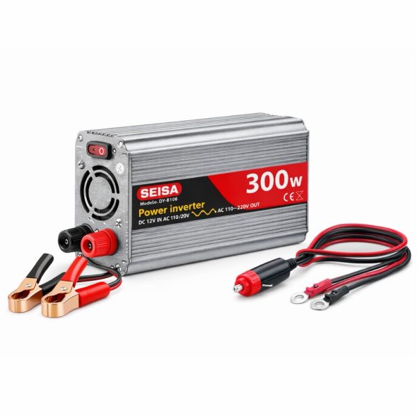 Inversor conversor 300w auto gatillos bateria